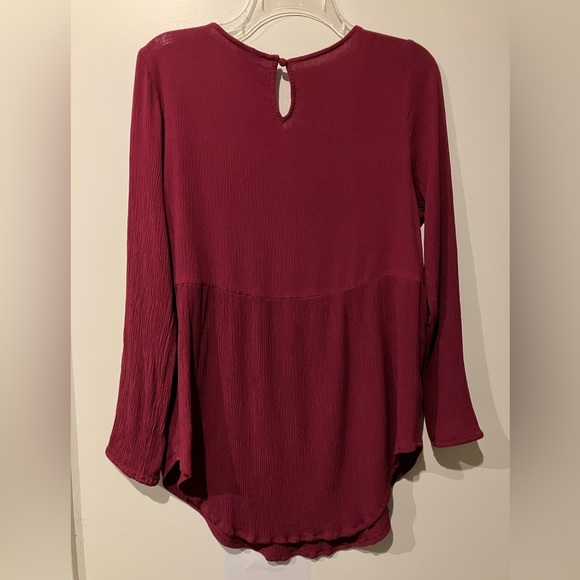 Torrid Babydoll Gauze Keyhole Front Tunic size 00 (10-12) - Picture 3 of 14